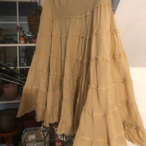 Fun Flowy Long Skirt or wear as strapless mini